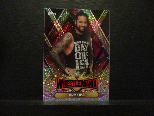 Jimmy Uso - Champions Wrestlemania Original Trading Card #WM-33