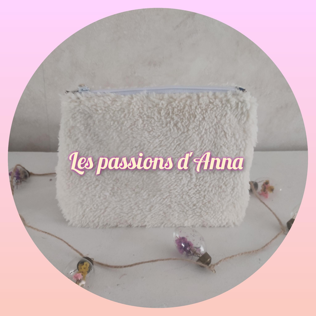 Pochette tissu ourson