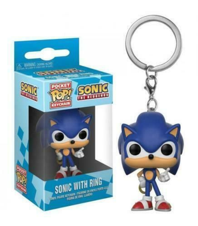 Sonic the Hedgehog: Sonic with Ring Pop! Keychain 