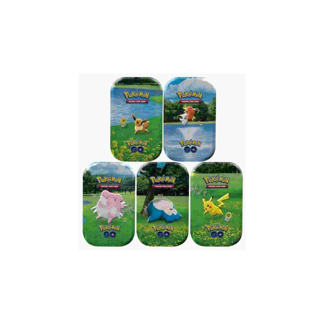 Set 5 Mini Tin Pokémon GO 2022 - Pokémon English (10 Booster Packs)