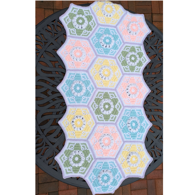 Spring Joy Crocheted Runner