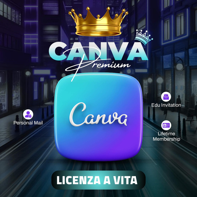 CANVA INVITO PRIVATO PRO_EDU con IA   leggere la descrizione?lifetime
