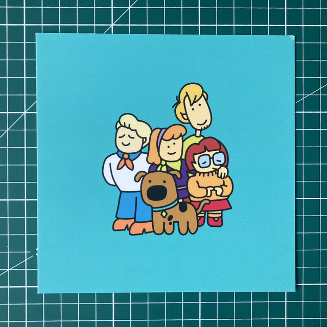 Print carré - Scooby-Doo