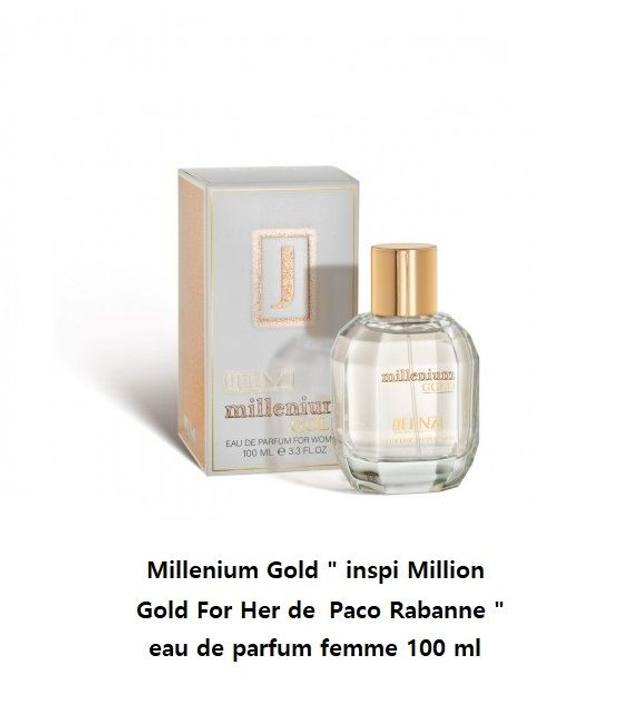 Millenium Gold " inspi Million Gold For Her de Paco Rabanne " eau de parfum femme 100 ml 