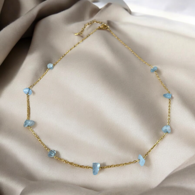 Collier ras du cou Onde Céleste 