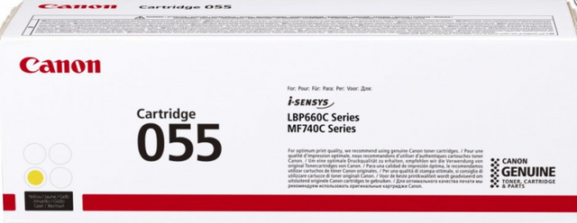 055 Canon jaune Compatible toner