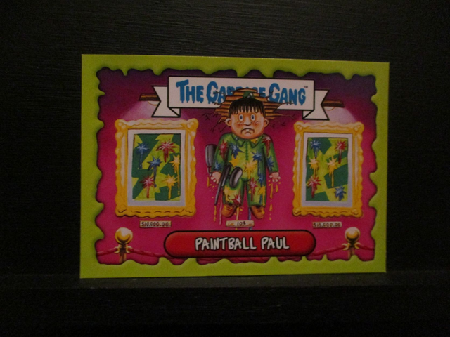 Paintball Paul - (Topps) The Garbage Gang Original Trading Card #9