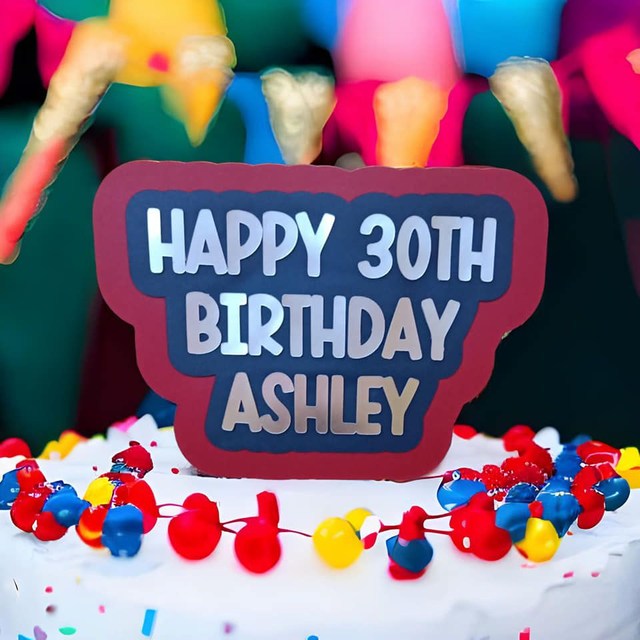 Personalised Cake Topper