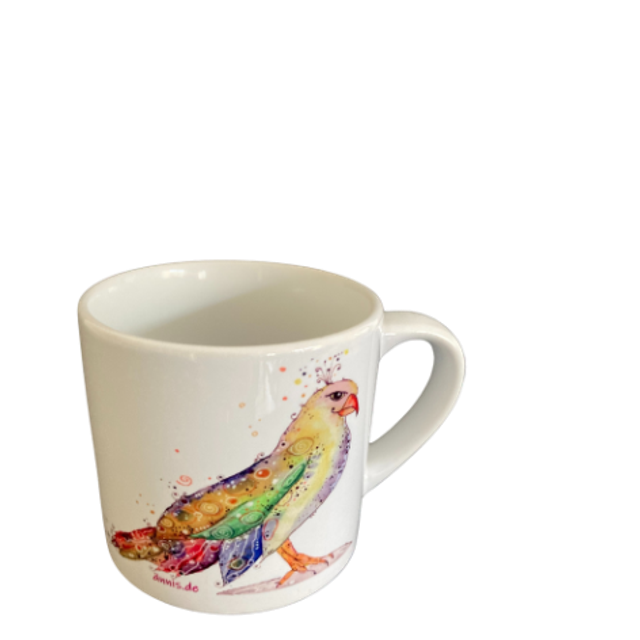 Keramiktasse "Falke"