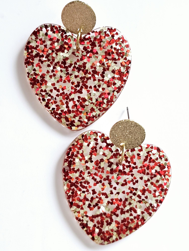 KISS'KISS PTITES COEURS ROUGES & DORES