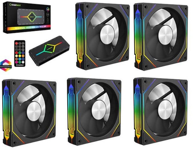 RGB Hub &amp; Eclipse Infinity Fan Kit - Add RGB to your PC 