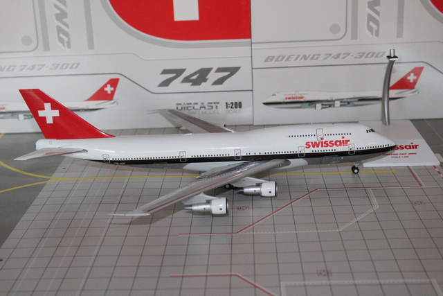 Swissair B747-300 (HB-IGH) "Zürich", 1:200, JC Wings