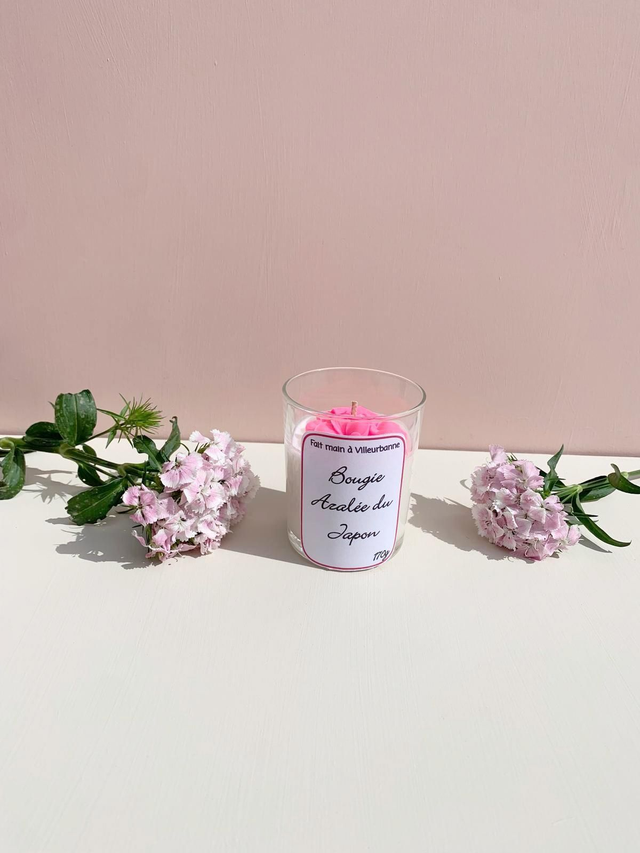 Bougie azalée du Japon 170g