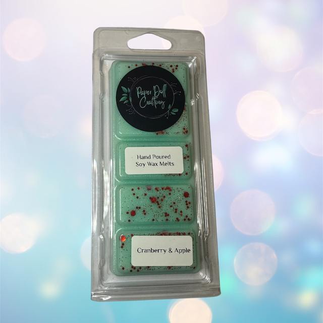 Cranberry &amp; Apple Large Soy Wax Snap Bar