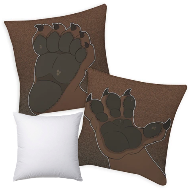 Pillow 35x35 cm - bear paws