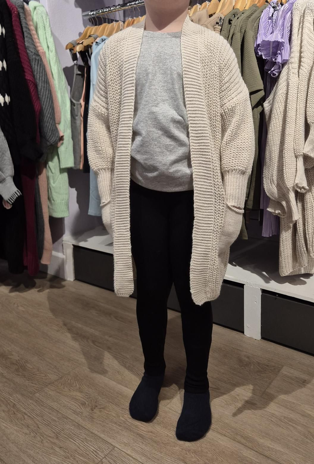 Kids Long Cardigan