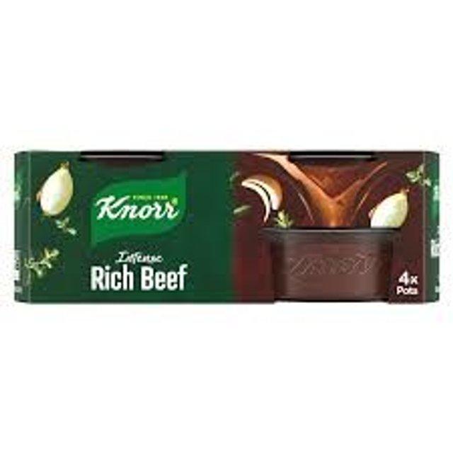 Knorr Rich Beef Stock Pot 4x28g