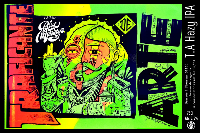 Bouteille 75cl HAZY IPA TRAFICANTE ARTE
