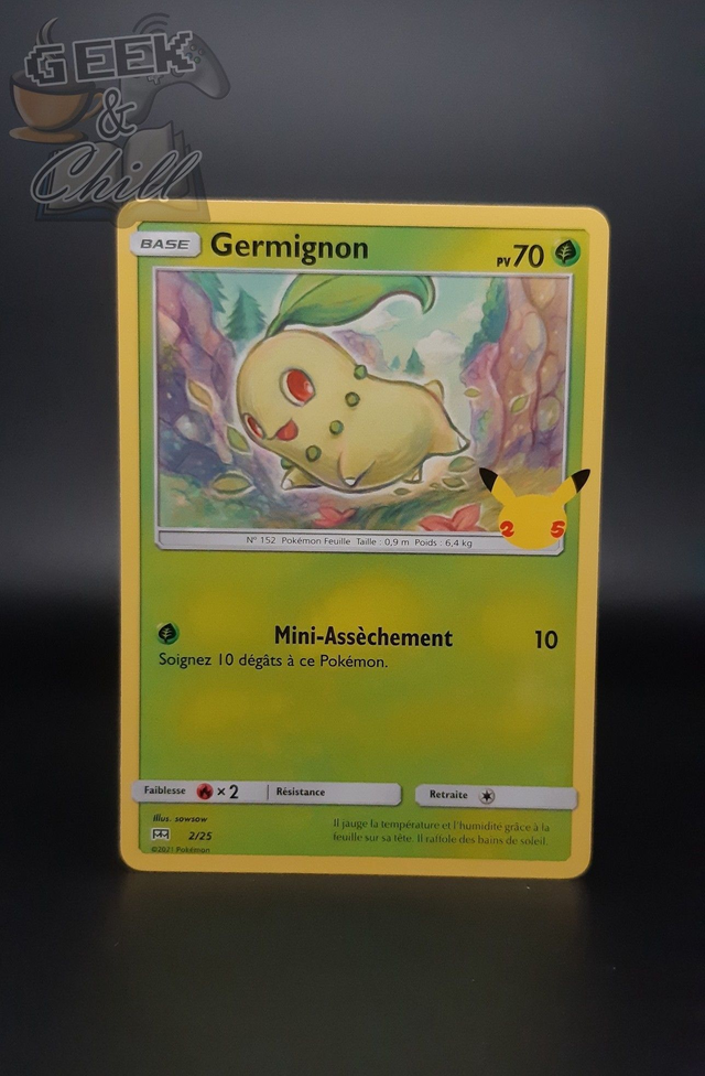 Carte Pokémon - 25th Anniversaire - Promo McDo 2021 - Germignon