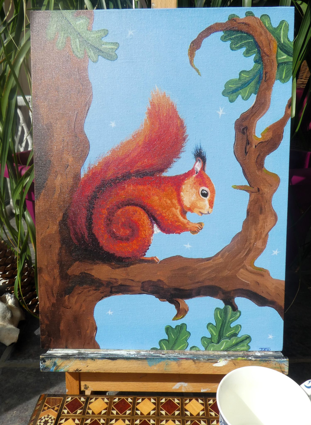 Open Edition Canvas Panel Print, from my "Busy Lives" collection, "Time for a Break"