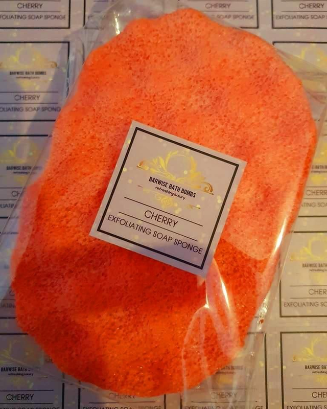Cherry Soap Sponge 