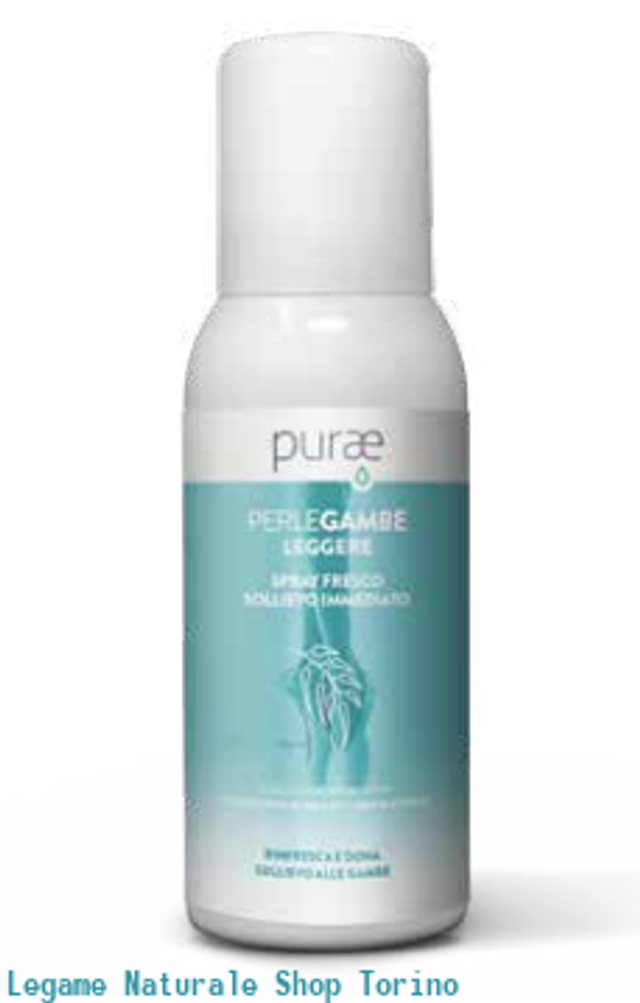 Spray fresco sollievo immediato per le gambe leggere purae 60ml