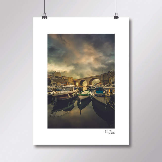 Affiche « Vallon nuageux »