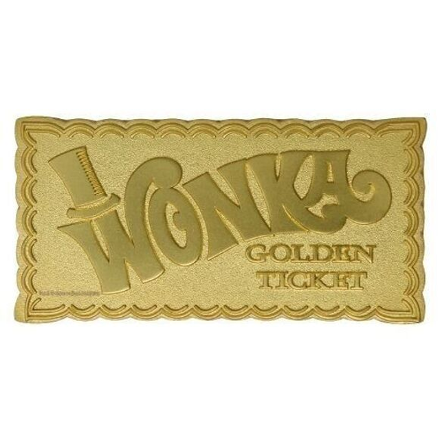 BILLET D&#039;OR WILLY WONKA EN ÉDITION LIMITÉE