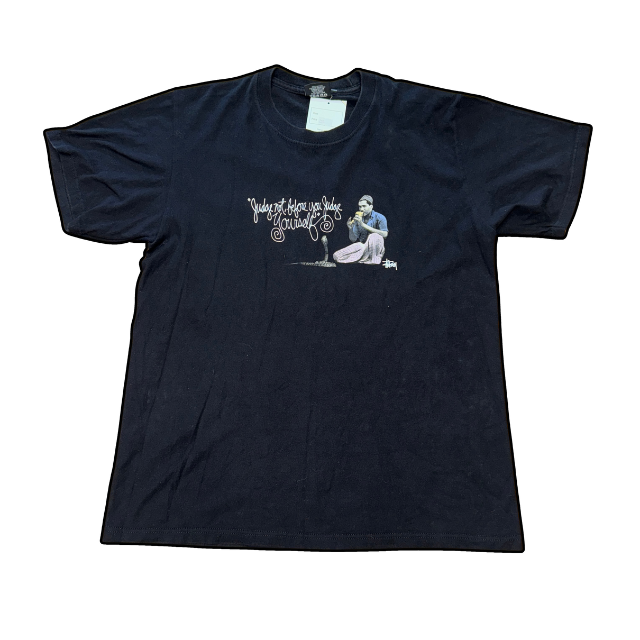 Stussy Judge Not Before You Judge Yourself Tee - M