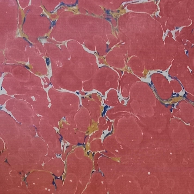 Carnet à dessin Marbré/Bleu