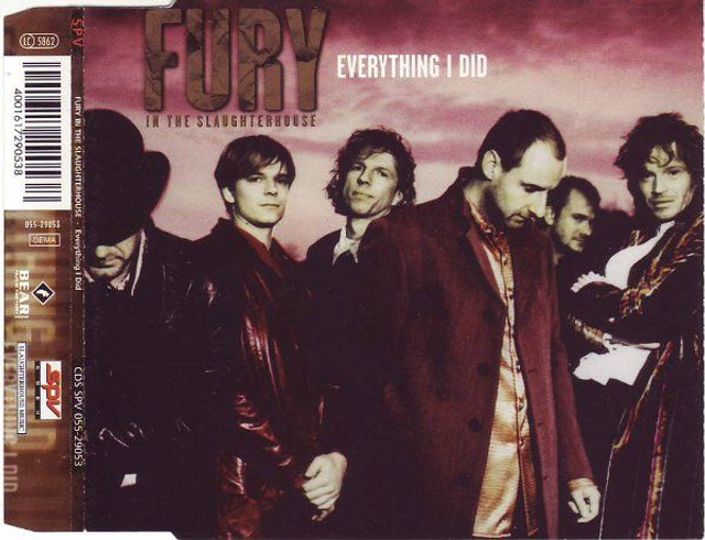 Fury In The Slaughterhouse – Everything I Did Audio CD