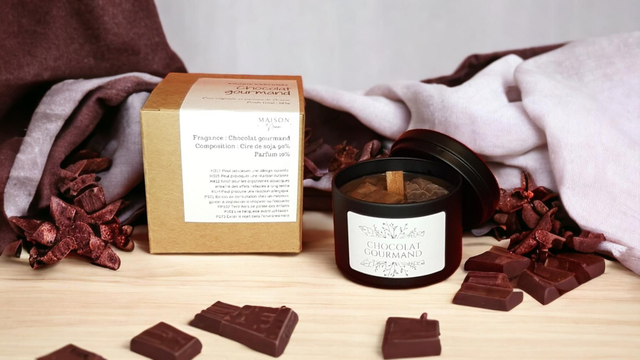 Bougie &quot;Chocolat gourmand&quot;