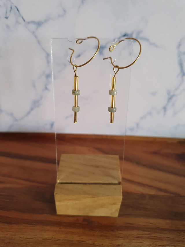 Boucles d'oreilles gold Agnès