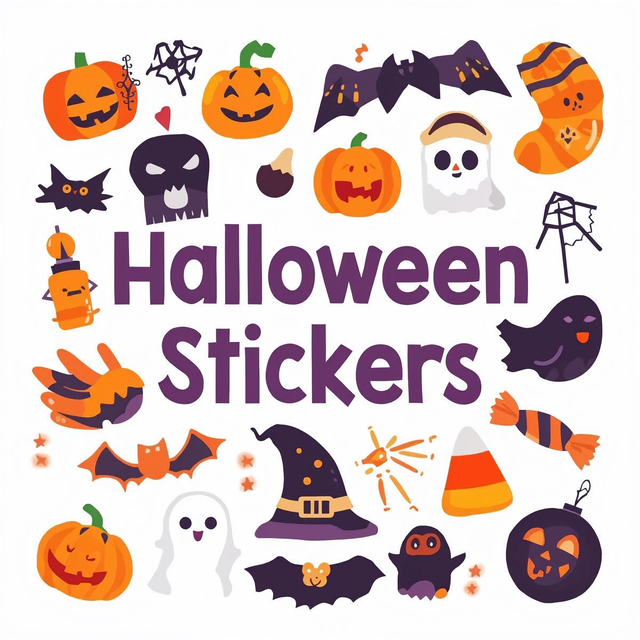 Halloween stickers