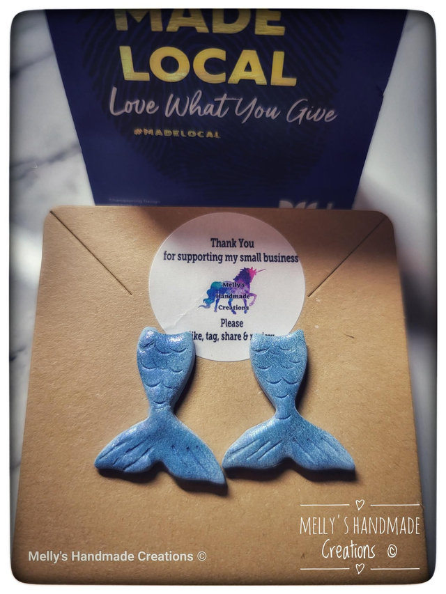 Mermaid Stud Earrings