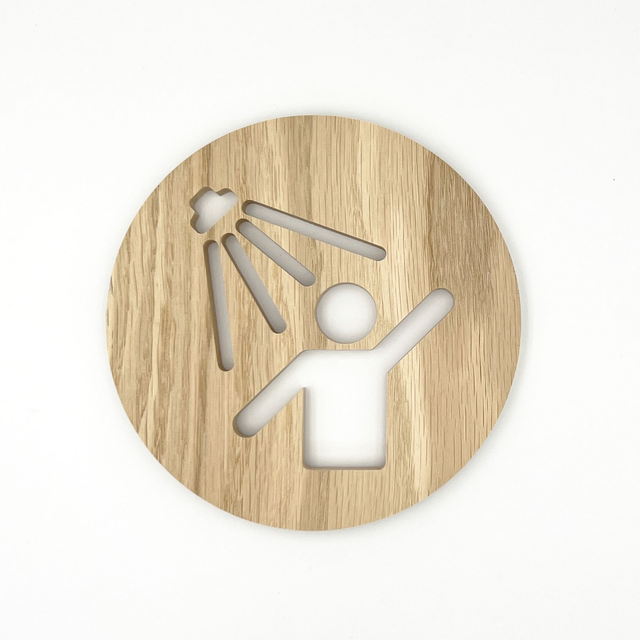 Plaque de porte pour votre salle de bain