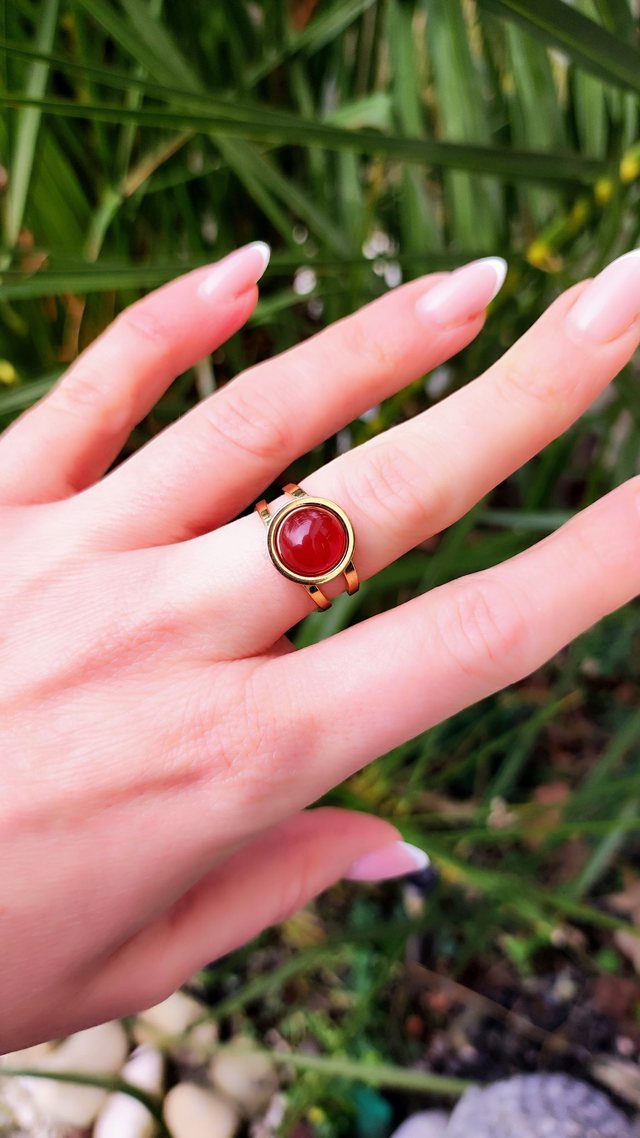 Bague Azélys Cornaline