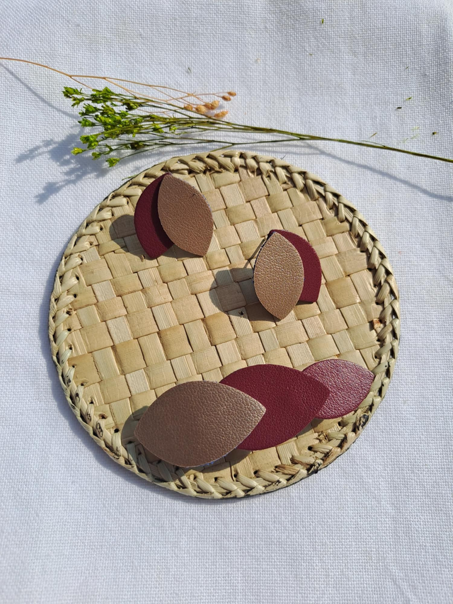 Ensemble barrette + boucles d'oreilles 