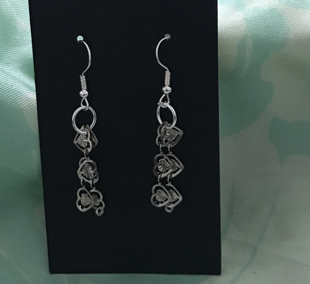 Silver Dangling Earrings - SDE161