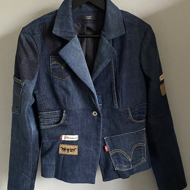 Veste en jean recyclé 