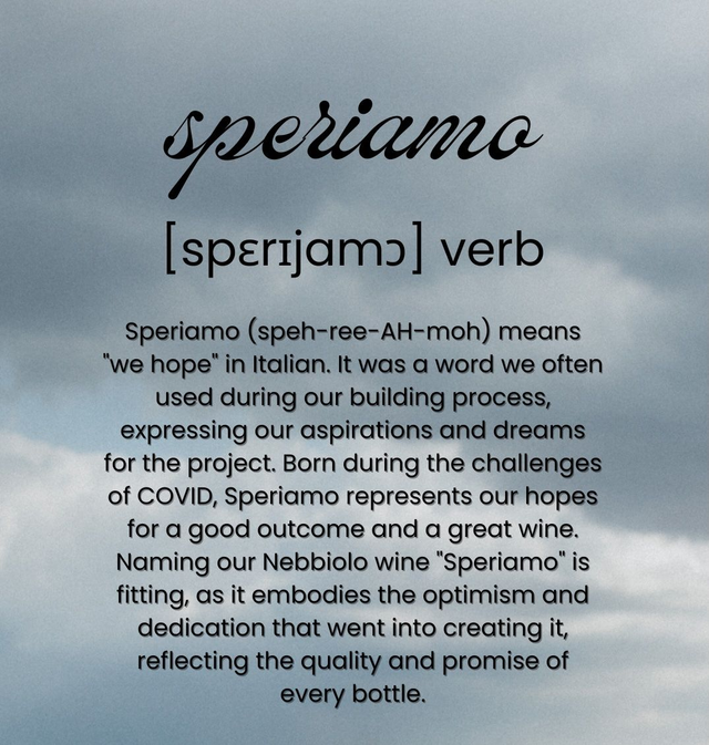 2022 Speriamo Nebbiolo DOC 0,75l