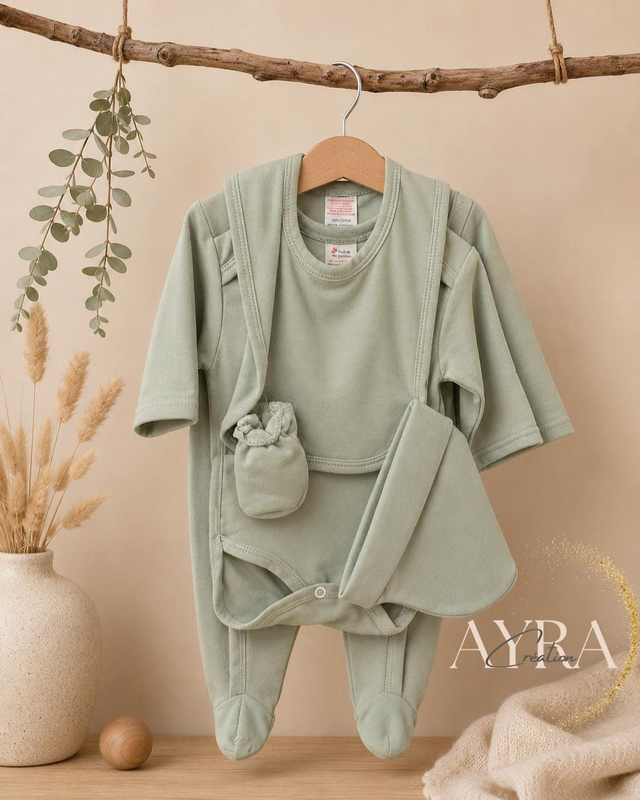 Coffret 5 pièces Pyjama coton