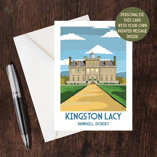 Kingston Lacy, Travel Poster Card