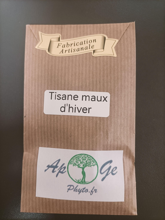 Tisane maux d&#039;hiver (doses pour 50cl de tisane)