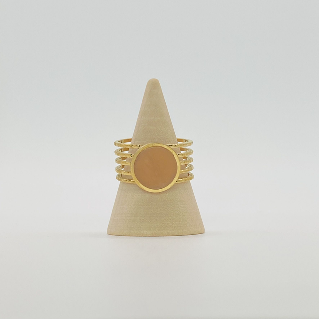 Bague Olympe - lune orange