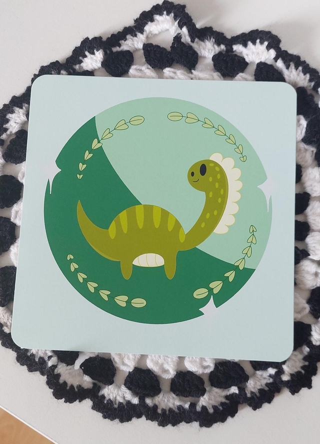 Illustration dino vert