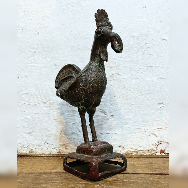 Burmese Bronze Rooster (Opium Trade Weight)