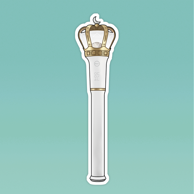 Loona Lightstick Vinyl Sticker