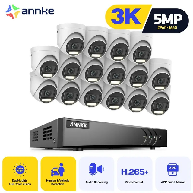 ANNKE 5MP CCTV Camera Systems