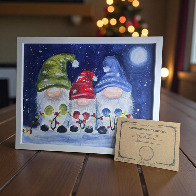 "Tangled Gonks" Original Artwork